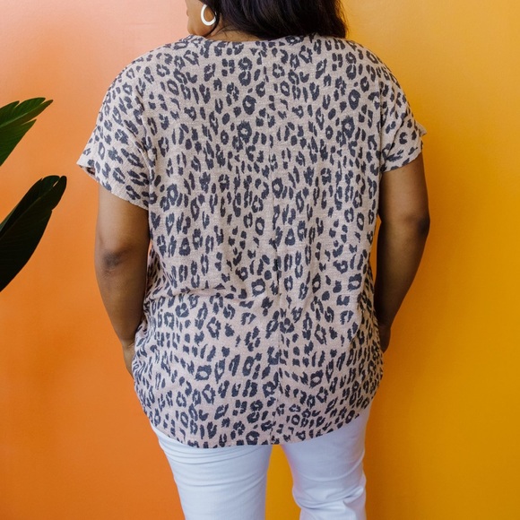 Leap of Faith V-Neck Knit Top in Blush - Picture 8 of 12